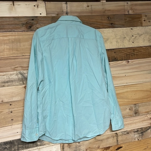 Banana Republic size medium teal button down shirt - Picture 6 of 6